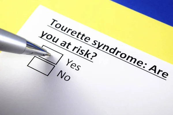 Síndrome Tourette Está Riesgo — Foto de Stock