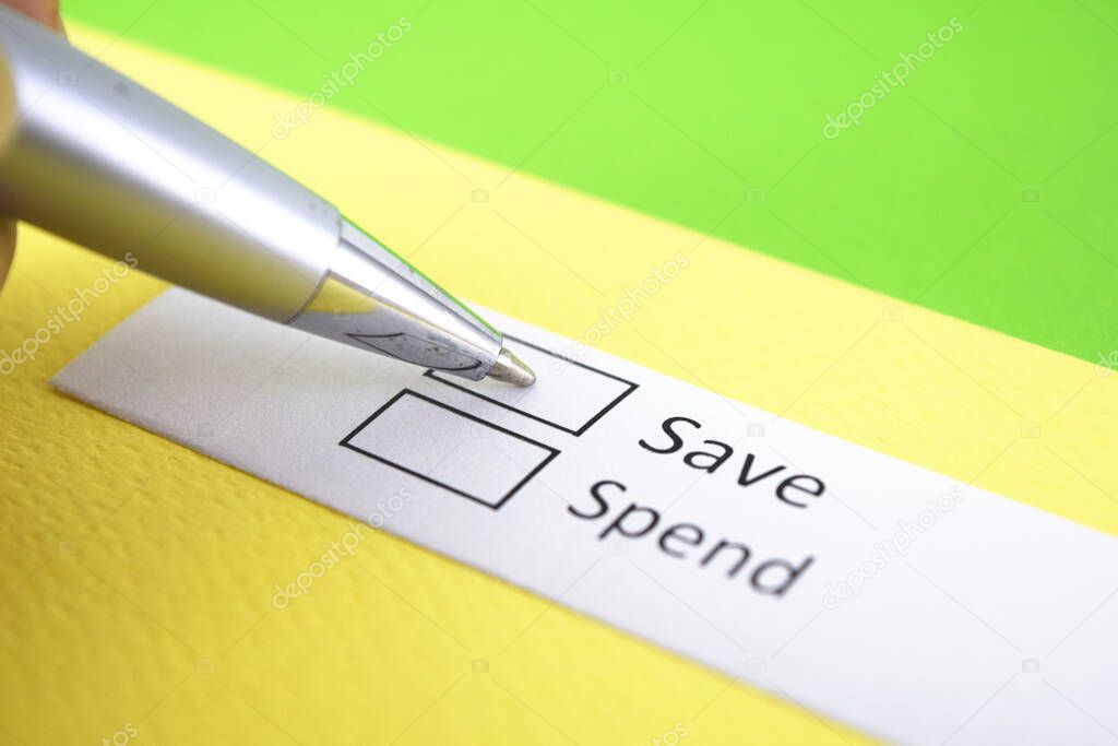 Save or Spend? Save.