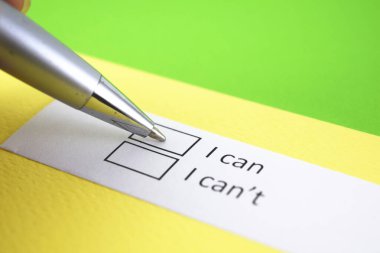 Yapabilir miyim, yapamaz mıyım? Yapabilirim..