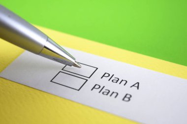 A planı mı B planı mı? A Planı