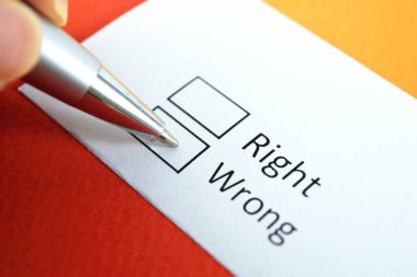 Doğru mu yanlış mı? Yanlış.
