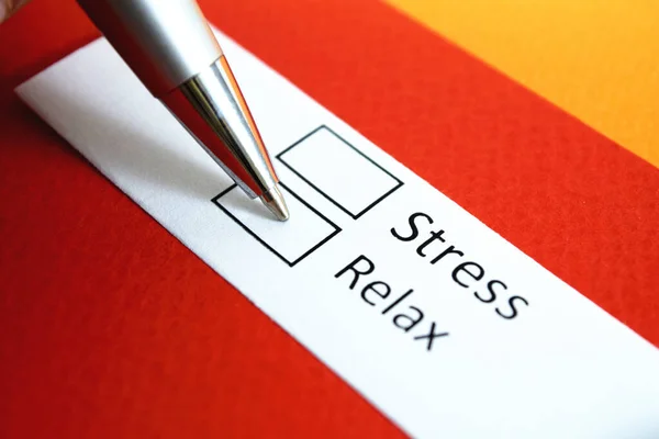 Estrés Relajarse Relájate — Foto de Stock