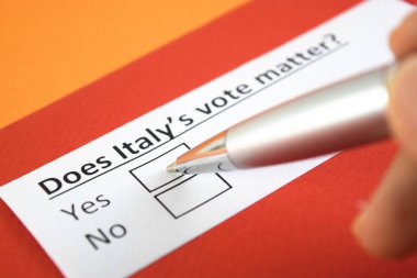 İtalya 'nın oyu önemli mi? Evet ya da hayır.?