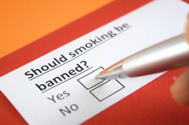 Sigara içmek yasaklanmalı mı? Evet ya da hayır.?