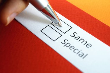 Aynı mı, özel mi? Aynı..