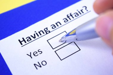 İlişkin mi var? Evet ya da hayır.?