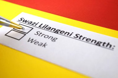 Bir kişi Swazi Lilangeni 'nin gücü ile ilgili soruya cevap veriyor..