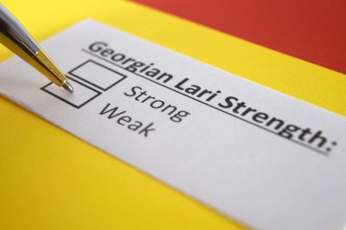 Bir kişi Gürcü Lari 'nin gücü ile ilgili soruya cevap veriyor..