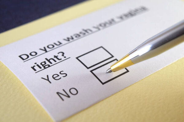 One person is answering question about vagina.