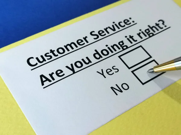 One Person Answering Question Customer Service — Stock Photo, Image