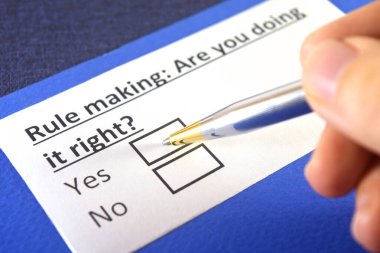 Kural yapmak: Doğru yapıyor musun??