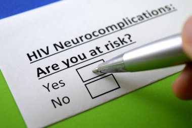 Bir parmak HIV nörokomplikasyonlarıyla ilgili soruya cevap veriyor..