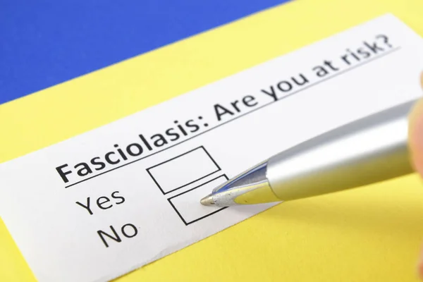 One person is answering question about fasciolasis.