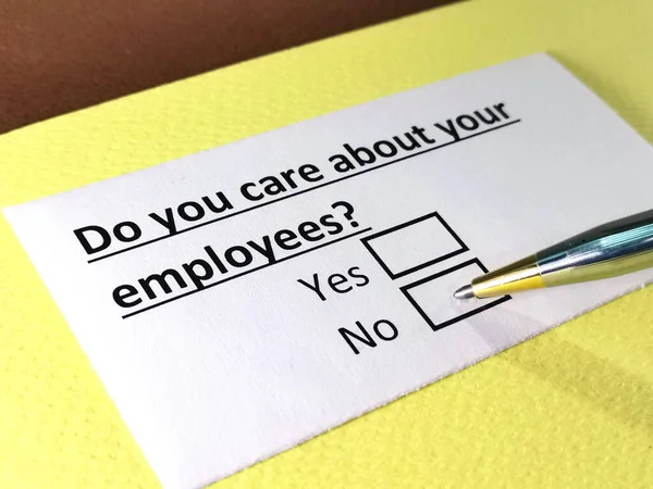 One Person Answering Question Employees — Stock Photo, Image