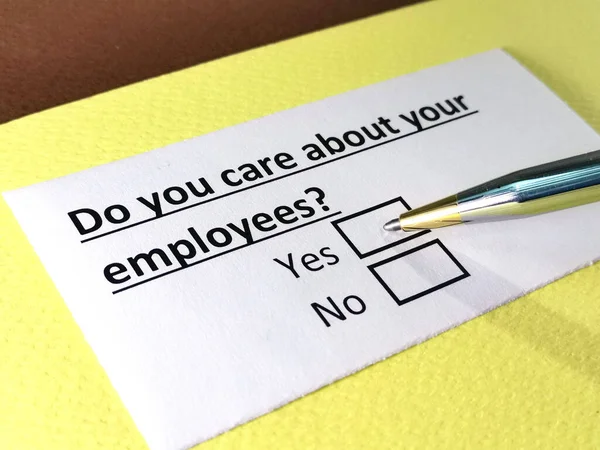 One Person Answering Question Employees — Stock Photo, Image