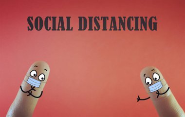 İki parmak iki kişi olarak süslenir..