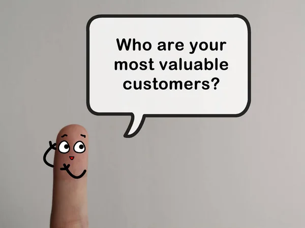 One Finger Decorated Person Person Asking Question Business Wants Know — Stock Photo, Image