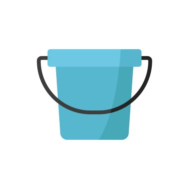 Kullanım, ev ve çok amaçlı tasarım projeleri için kova simgesi.