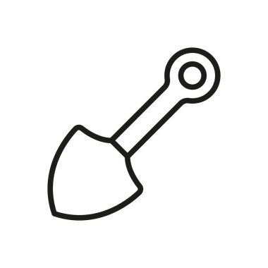 Bahçe, inşaat ve hizmet tasarımı içeriği için maça simgesi.