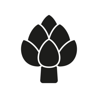 Sebzeler, organik yiyecekler ve sağlıklı yaşam için enginar simgesi.