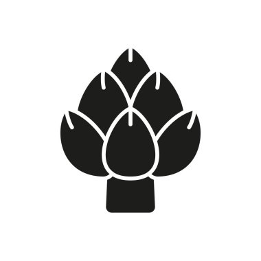 Sebzeler, organik yiyecekler ve sağlıklı yaşam için enginar simgesi.