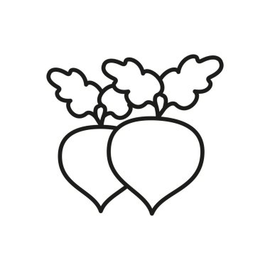 Gıda, sebze ve beslenme tasarımı projeleri için pancar ikonu.