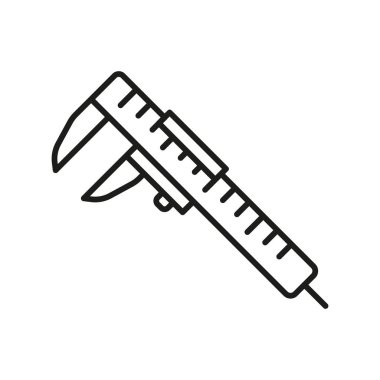 Ölçüm, mühendislik ve hassas araç projeleri için kalibreli simge.