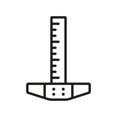Atölye, geometri ve tasarım projeleri için kare simgesi.