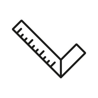 Atölye, geometri ve tasarım projeleri için kare simgesi.