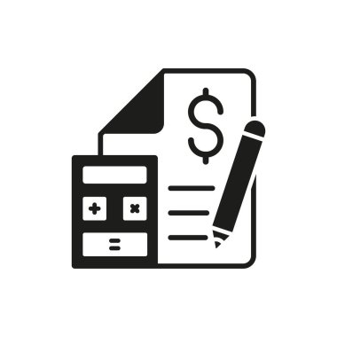 Bütçe planlama simgesi kişisel finans izleme, tasarruf organizasyonu ve finansal planlama araçlarını sembolize ediyor.