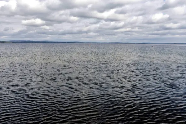 Morgon Sjö Molnigt Väder South Ural Uvildy — Stockfoto