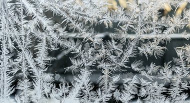 frost hattı, pencere cam desenleri kesişen
