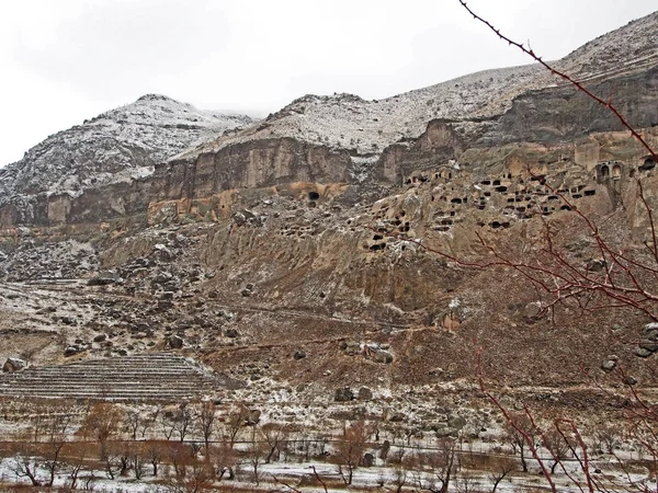 Vardzia cave city and active monastery in Georgia — Stock Photo, Image