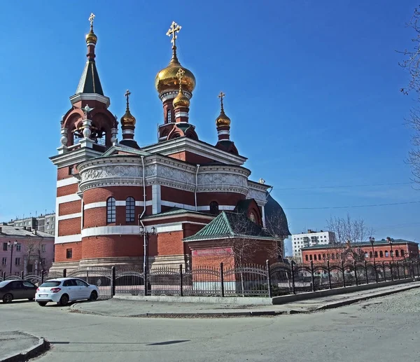 Храм святого великомученика Георгия Победоносца — стоковое фото