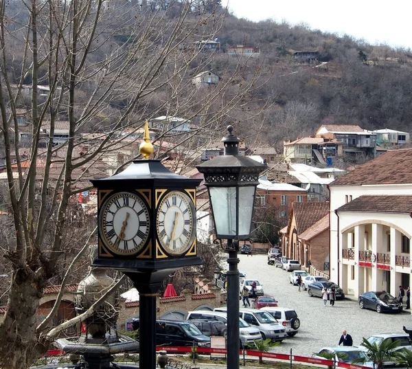 En las calles de Sighnaghi en Georgia — Foto de Stock