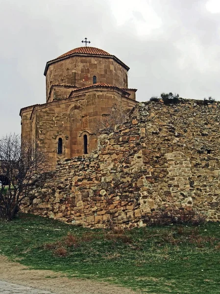 Igreja de Mtskheta Jvari mosteiro na Geórgia — Fotografia de Stock