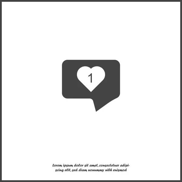 Like, comment, social activity vector icon. The hand presses on