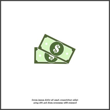 Nakit para simgesi. Beyaz izole arka planda düz görüntü para.