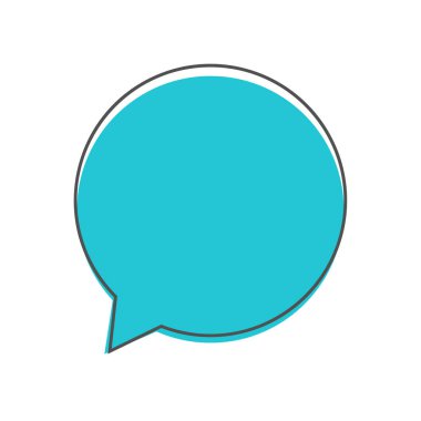 Vektör simgesi bulut konuşması. Beyaz izole arkaplanda konuşma karikatürü tarzı bulutlar. Kolayca düzenlemek için katmanlar gruplandırıldı. Tasarımın için..