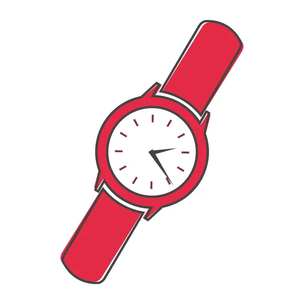 Clásico Reloj Pulsera Masculino Icono Del Reloj Reloj Vector Icono — Vector de stock