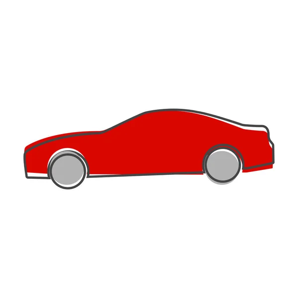 Auto Vectoricoon Symbool Van Het Pictogram Van Het Wegvervoer Cartoon — Stockvector