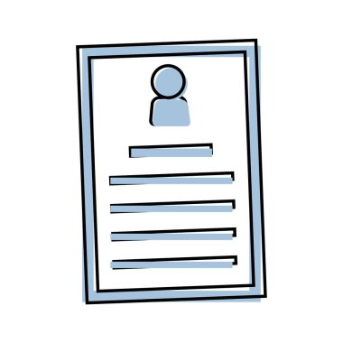 Beyaz izole arkaplanda çizgi film tarzında vektör simgesine devam et. Kolayca düzenlemek için katmanlar gruplandırıldı. Tasarımın için..