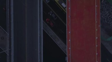 Trafik sıkışıklığı, trafik sıkışıklığı, gün batımında trafik sıkışıklığı