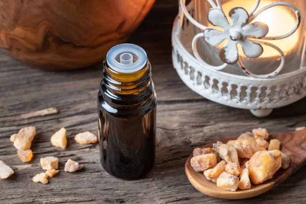 Бутылка Бензоинового Эфирного Масла Смолы Стиракс — стоковое фото