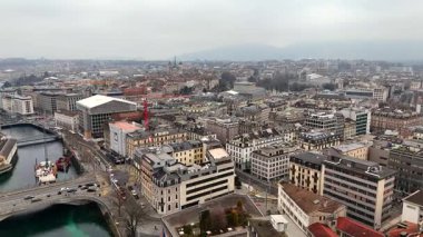 Rhone ve Jet dEau ile Cenevre Destansı Hava Turu