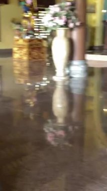 Lady Buddha, Vietnam 'ın Dünya Turistleri İçin Turizm Filmi' nin Da Nang tepelerinde inanılmaz. Vietnam Danang 09.02.2025