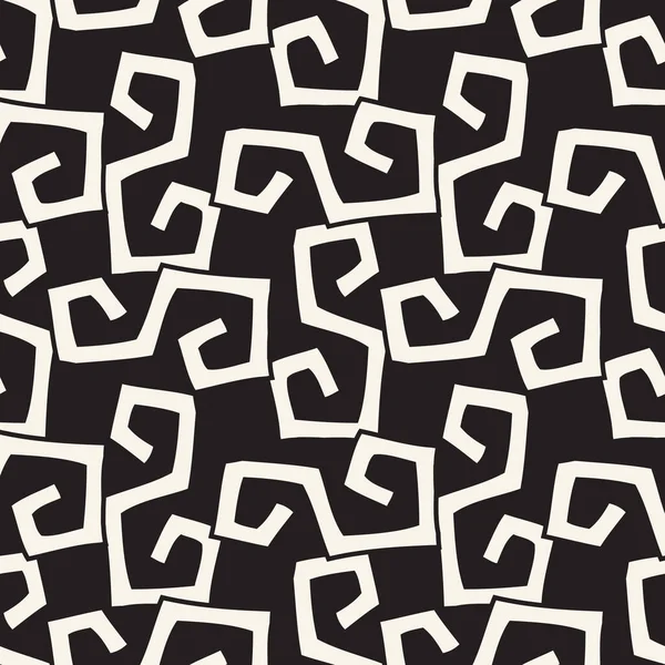 Naadloos Patroon Met Krullen Moderne Stijlvolle Abstracte Textuur — Stockfoto