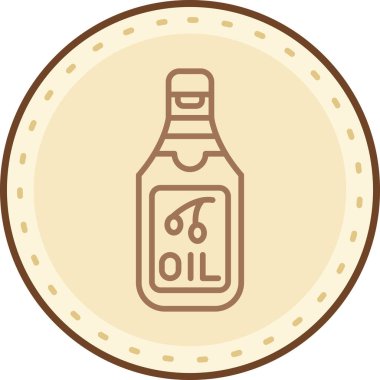 yağ ağı simgesi, vektör illüstrasyonu