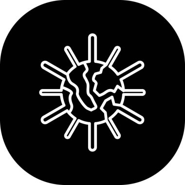 vektör kar tanesi simgesi illüstrasyonu