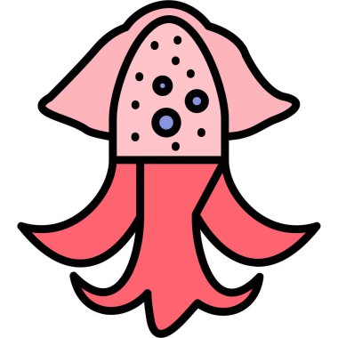 deniz yıldızı ikonu vektör çizimi